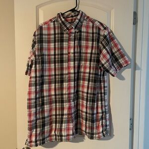 Large short sleeve button up